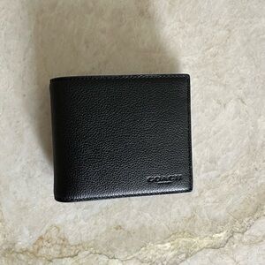 Coach Men’s Leather Wallet with Removable Insert